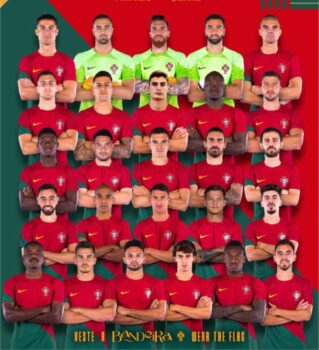 Đội hình thi đấu chính thức Bồ Đào Nha World Cup 2022