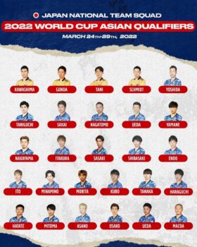 Đội hình thi đấu chính thức Nhật Bản World Cup 2022